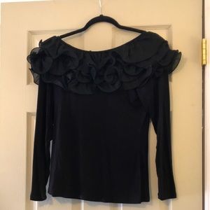 Black festive top